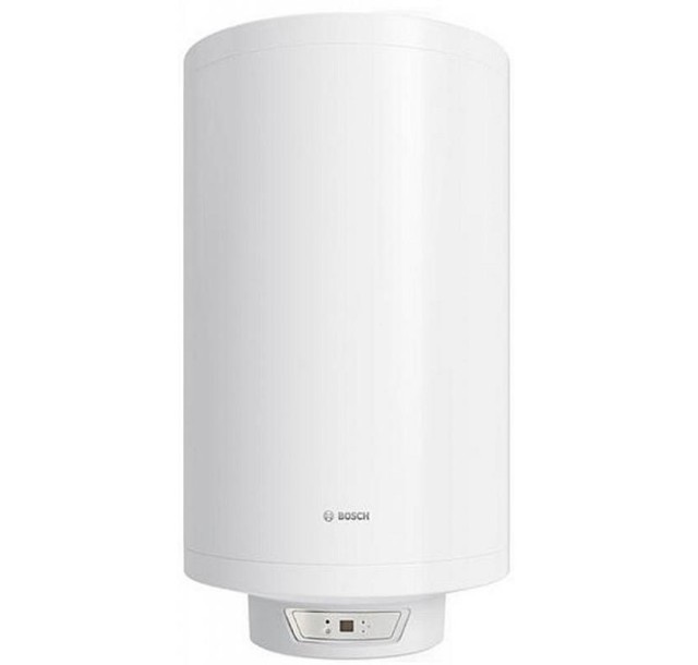 Водонагрівач електр. BOSCH круглий Tronic 8000, 120л, 2кВт, сухий тен, ун. монтаж, електр. кер-ння, C, білий