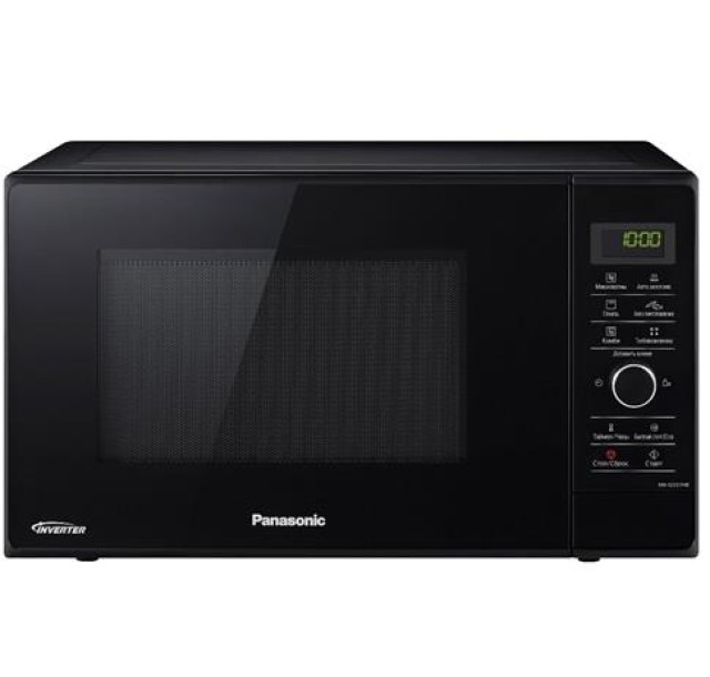 Мікрохвильова піч Panasonic , 23л, електр. керув., 1000Вт, дисплей, чорний