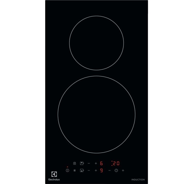 Варильна поверхня Electrolux індукційна, 30см, Доміно, чорний