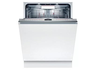 Посудомийна машина Bosch вбудована, 14компл., A+++, 60см, дисплей, 3й кошик, Zeolith, білий