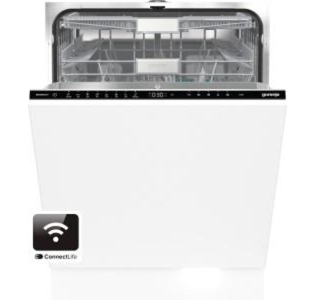 Посудомийна машина Gorenje вбудовувана, 16компл, інверторн, A+++, 60см, TotalDry, Wi-Fi, 3 кошики, білий