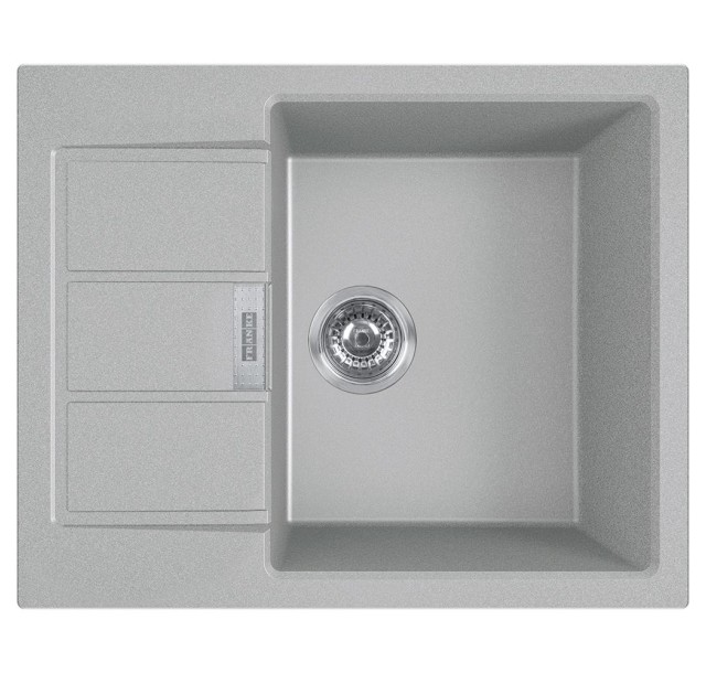 Кухонна мийка Franke Sirius 2.0 S2D 611-62/143.0627.383/тектонайт/620х500х200/врізна/сірий