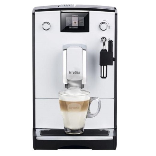 Кавомашина Nivona CafeRomatica, 2.2л, зерно+мелена, ручний капуч, авторецептів -5, сіро-чорний