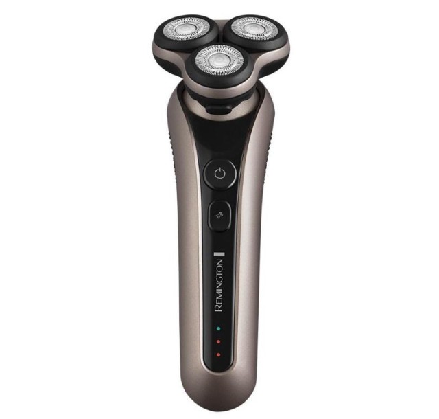 Бритва електр. Remington роторна Limitless X7, 5Вт,  бритв.головок-3, Li-Ion, сух.+волог., тример, чорно-золотий
