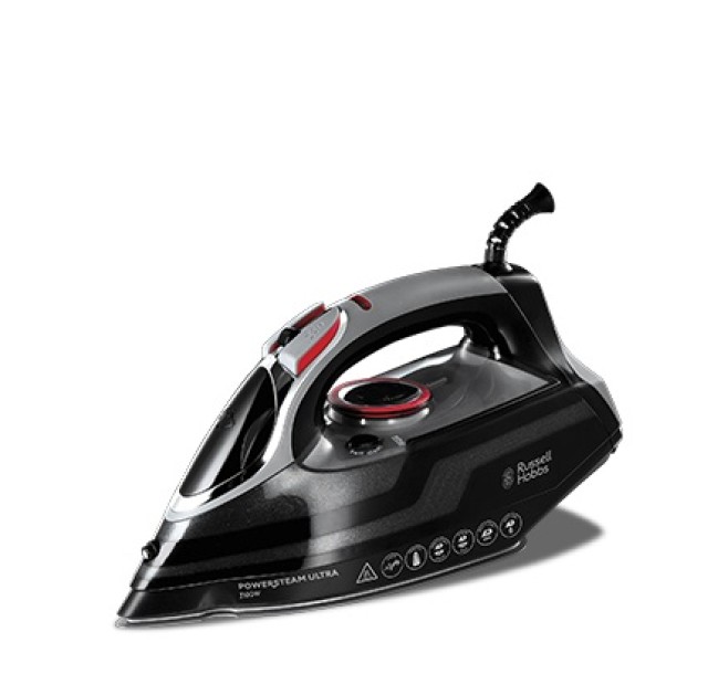 Праска Russell Hobbs Power Steam Ultra, 3100Вт, 350мл, паровий удар -210гр, постійна пара - 45гр, керам. підошва, сірий