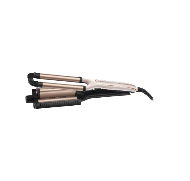 Плойка Remington ProLuxe 4-в-1, для хвиль, 90Вт, темп.режимів-5, D-15mm, 150-210С, кераміка, біло-золотий