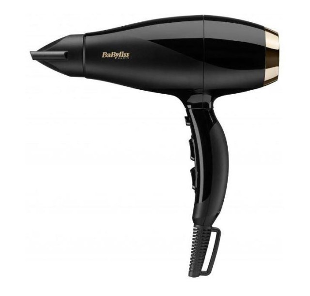 Фен Babyliss, 2300Вт, 3 режими, іонізація, хол. обдув, чорний