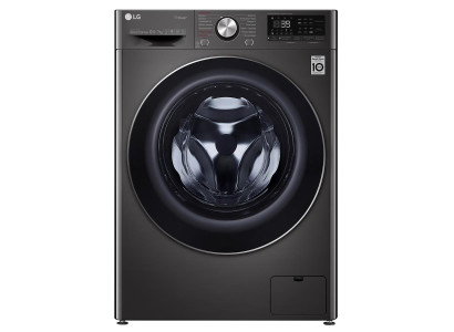 Прально-сушильна машина LG фронтальна, 10.5(7)кг, 1400, А, 56см, дисплей, пара, інвертор, чорний
