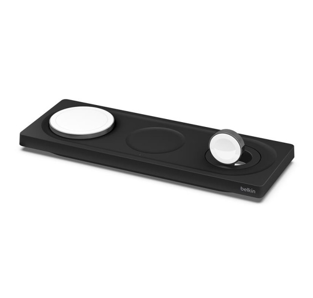 Зарядний пристрій бездротовий Belkin 3в1 MagSafe PRO iPhone/Watch/AirPods, чорний