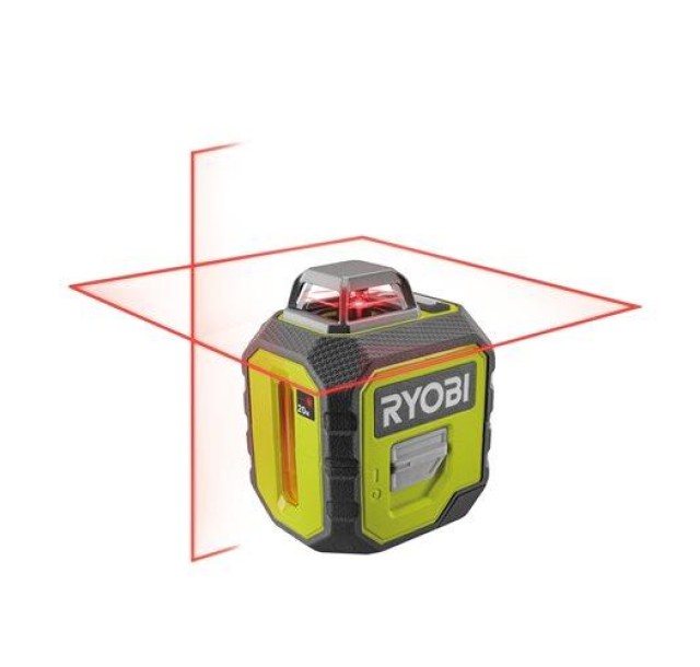 Нівелір лазерний Ryobi RB360RLL, до 20м, 360°, червоний промінь