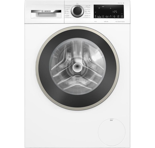 Пральна машина Bosch фронтальна, 9кг, 1400, A+++, 59см, дисплей, білий