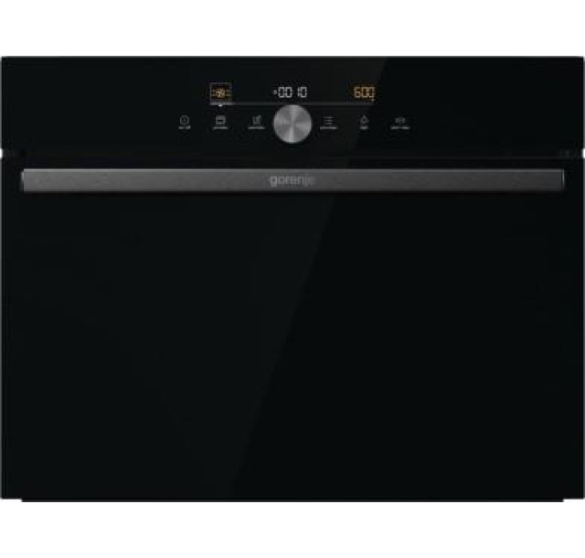 Духова шафа Gorenje електрична компактна, 50л, A+, дисплей, ф-ція мікрохвиль, чорний