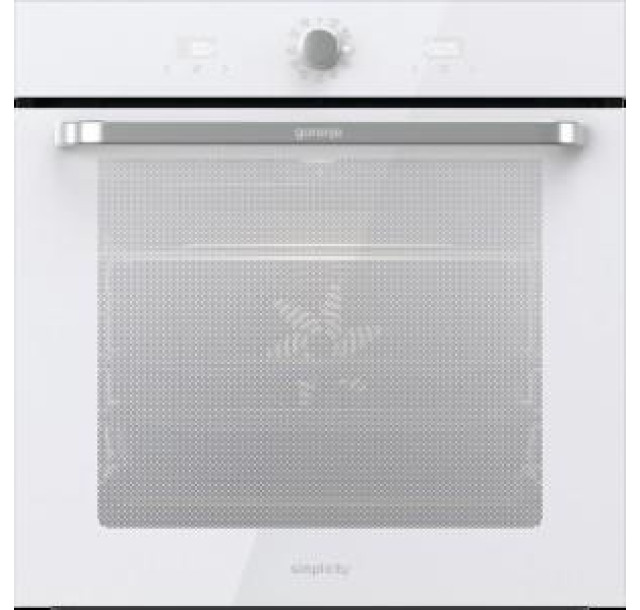 Духова шафа Gorenje електрична, 77л, A, пара, дисплей, макс.темпер.-300,  білий