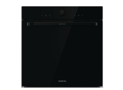 Духова шафа Gorenje електрична, 77л, A, пара, дисплей, макс.темпер.-300, чорний