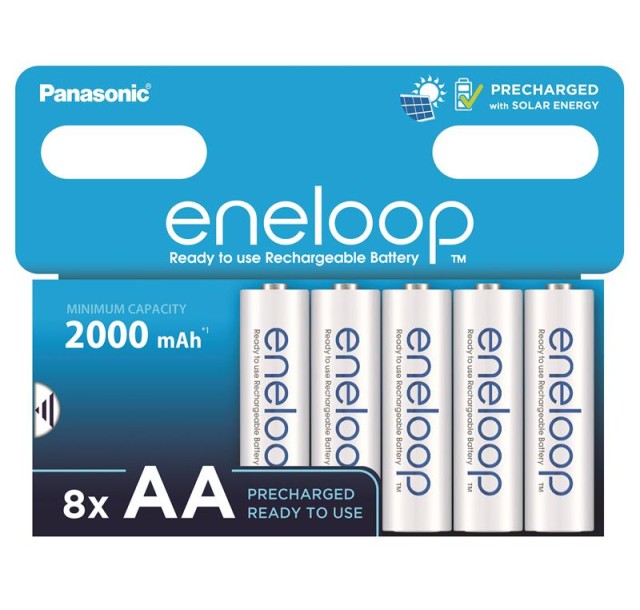 Акумулятор Panasonic Eneloop NI-MH  AA 2000 мАг, 8 шт.