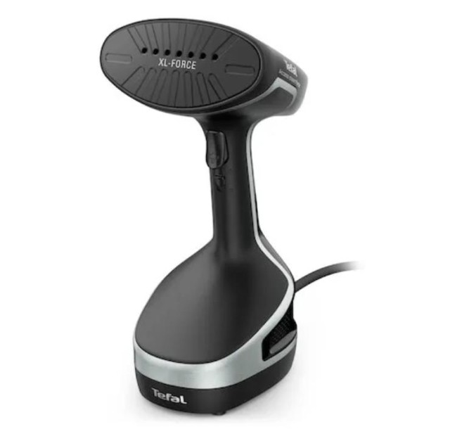Відпарювач Tefal компактний Access Steam Force, 2000Вт, 200мл, постійна пара - 30гр, керам. підошва, чорно-сірий
