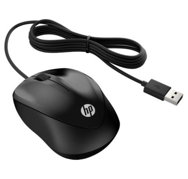 Миша HP 1000, USB-A, чорний