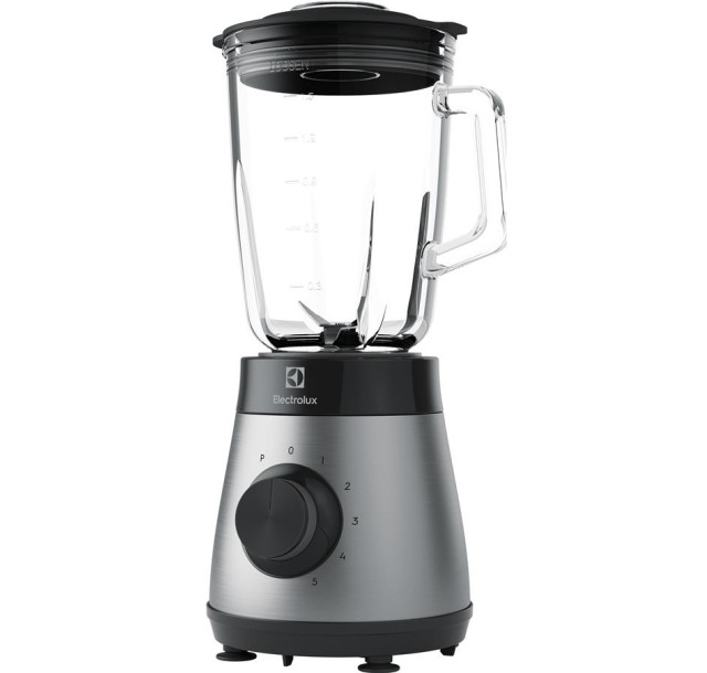 Блендер Electrolux стаціонарний 800Вт, чаша-1500мл, скло, імпульсний режим, метал