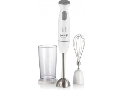 Блендер Gorenje заглибний 800Вт, 3в1, чаша-500мл, подрібнювач, білий