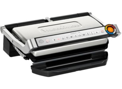 Гриль Tefal прижимний OptiGrill+ XL 2000Вт, темп. режимів-4, з`ємні пластини, алюміній, метал