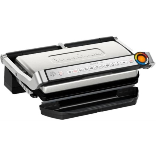 Гриль Tefal прижимний OptiGrill+ XL 2000Вт, темп. режимів-4, з`ємні пластини, алюміній, метал