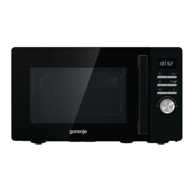Мікрохвильова піч Gorenje, 23л, електр. керув., 800Вт, гриль, дисплей, чорний