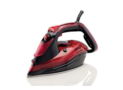 Праска Gorenje, 2800Вт, 350мл, паровий удар -100гр, верт. відпарювання, антинакип, автовідключення, керам. підошва, червоний