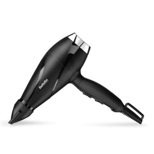 Фен Babyliss, 2200Вт, 2 режими, дифузор, іоніз-я, хол. обдув, чорний