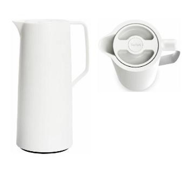 Термоглечик Tefal Motiva, 1л, пластик, скло, білий