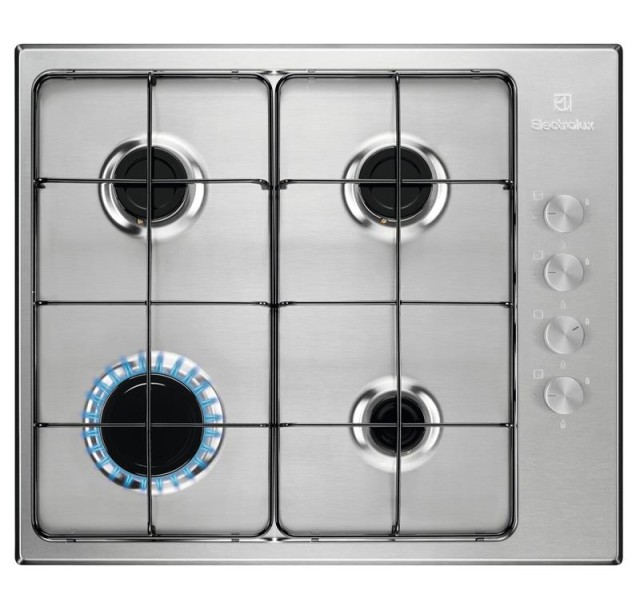 Варильна поверхня Electrolux газова, 60см, нерж