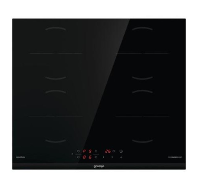 Варильна поверхня Gorenje індукційна, 60см, PowerBoost, TouchControl, чорний