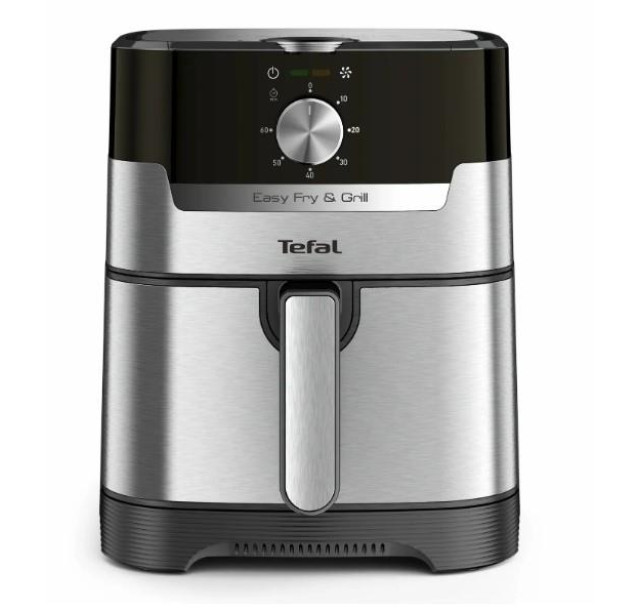Мультипіч Tefal EasyFry&Grill, 1550Вт, чаша-4.2л, механічне керув., від 80°C до 200°C, пластик, сірий