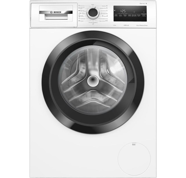 Пральна машина Bosch фронтальна, 8кг, 1400, A+++, 59см, дисплей, білий