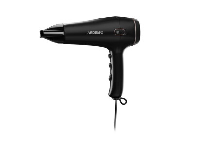 Фен Ardesto HD-Y210, 1750-2100Вт, 2 швидкості, 3темп.режими, авто.змотування шнура, чорний
