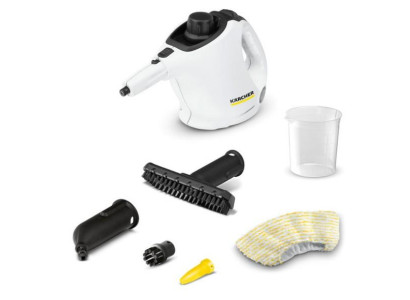 Пароочисник Karcher SC 1, 1200Вт, 200мл, 3Бар, білий