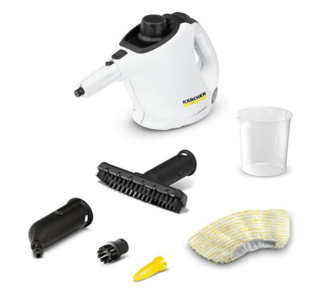 Пароочисник Karcher SC 1, 1200Вт, 200мл, 3Бар, білий