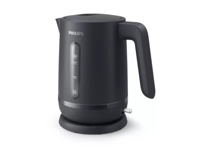 Електрочайник Philips Series 1000, Strix, пластик, мат, чорний