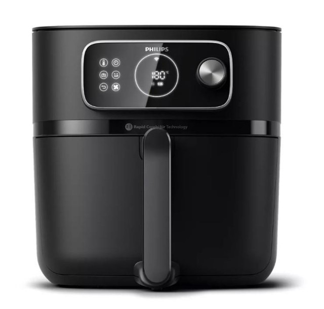Мультипіч Philips Ovi Combi Connected, 2200Вт, чаша-8.3л, механічне керув., 22 авто. програм, пластик, чорний