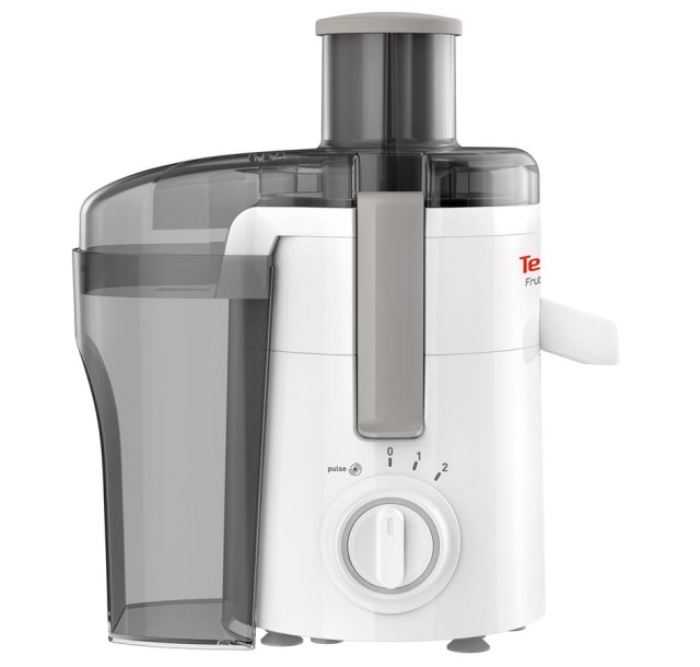 Соковитискач Tefal Frutelia + відцентрований 350Вт, чаша-0.95л, жмих-0.5л, пластик, біло-сірий