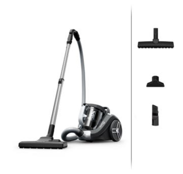 Пилосос Rowenta контейнерний Compact Power XXL Parquet, 900Вт, конт пил -2.5л, чорний