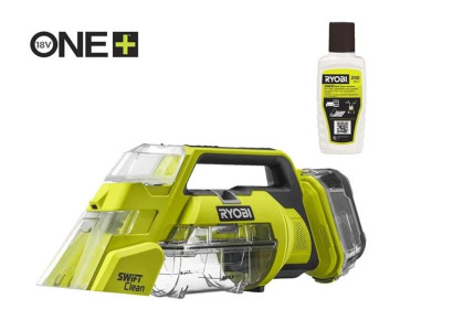 Пилосос акумуляторний миючий Ryobi ONE+ RDC18-0 18В 17Вт контейнер для води чиста/брудна 0.12/0.2л 2.5кг (без АКБ та ЗП)