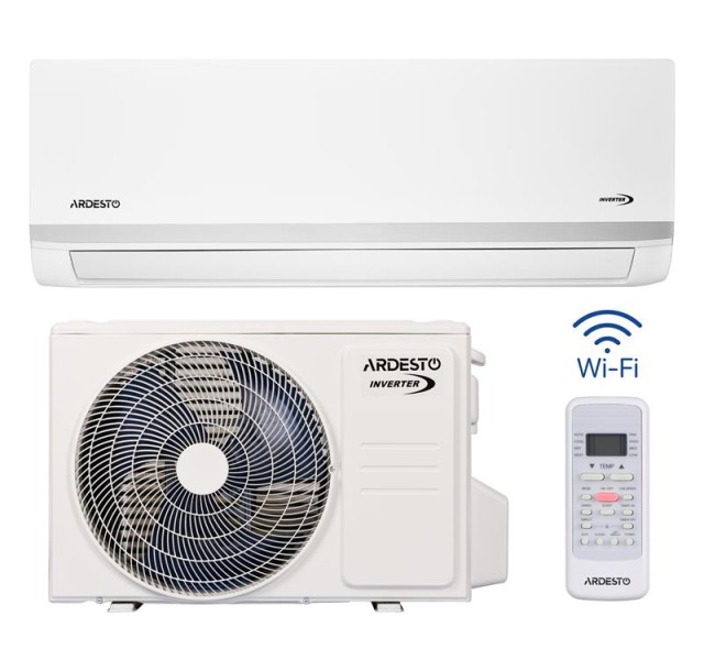 Кондиціонер  Ardesto ACM-09INV-R32-WF-AG-S 25м2 інвертор 9000BTU 2.5кВт A++/A+ -15°С Wi-Fi R32 білий