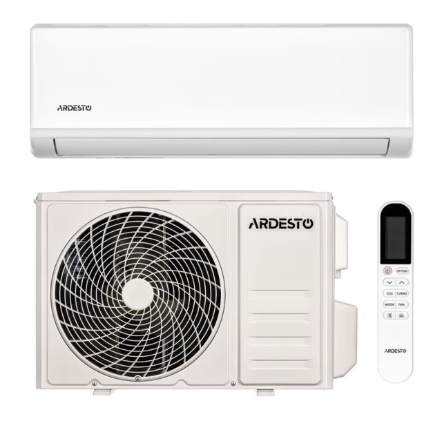 Кондиціонер Ardesto ARD-E18-R32 55м2 on/off 18000BTU 5.0кВт A/A -7°С R32 білий