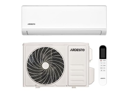 Кондиціонер Ardesto ARD-E24-R32 70м2 on/off 24000BTU 6.45кВт A/A -7°С R32 білий