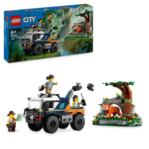 Конструктор LEGO City Позашляховик для дослідження джунглів