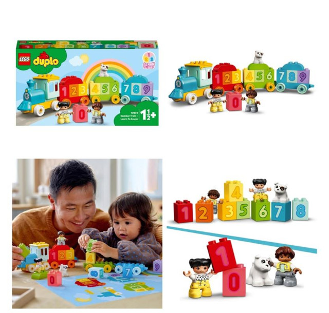 Конструктор LEGO DUPLO Потяг із цифрами – вчимося рахувати