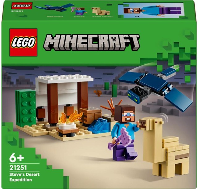 Конструктор LEGO Minecraft Експедиція Стіва в пустелю