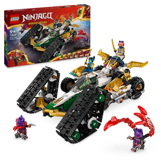 Конструктор LEGO NINJAGO Комбі-автомобіль команди ніндзя