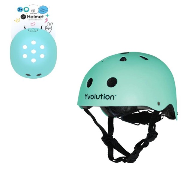 Захисний шолом Yvolution, розмір S, зелений