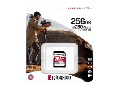 Карта пам'яті Kingston SD  256GB C10 UHS-II U3 R280/W150MB/s